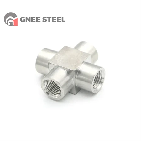 410S Four Way Stainless Steel Pipe Fitting