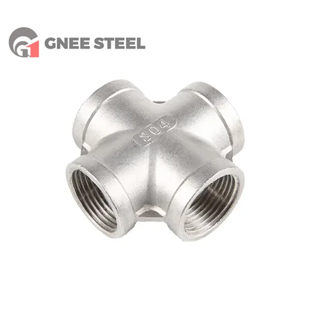 904L Four Way Stainless Steel Pipe Fitting