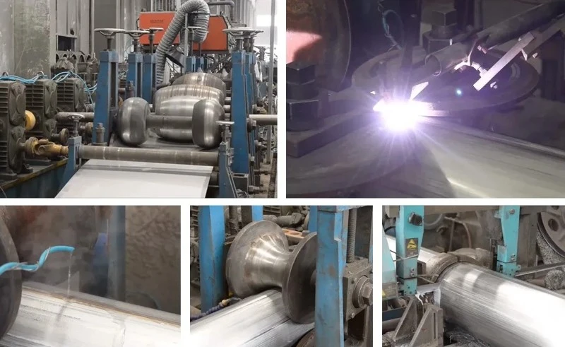 Brushed stainless steel tube Brushed stainless steel tube